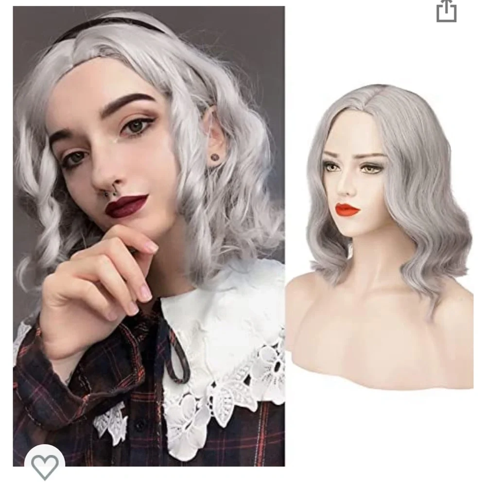 ‼️SALE‼️ NWT Silver wig ✨ - Picture 6 of 14